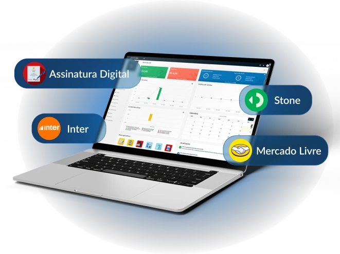 Sistema de gestão empresarial Integrações GestãoClick